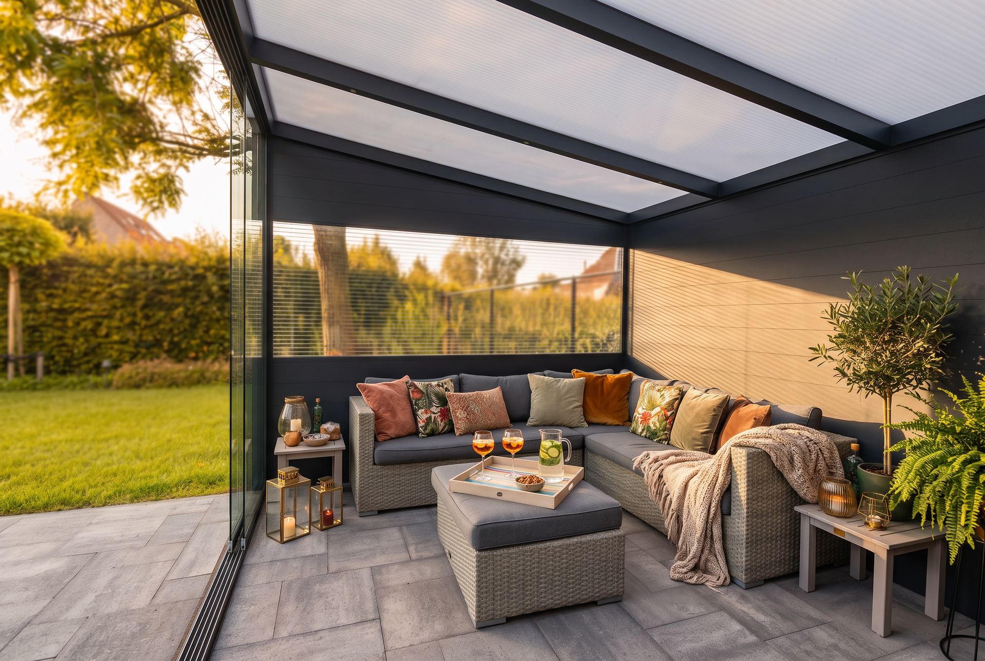 Vale Willow veranda, installed